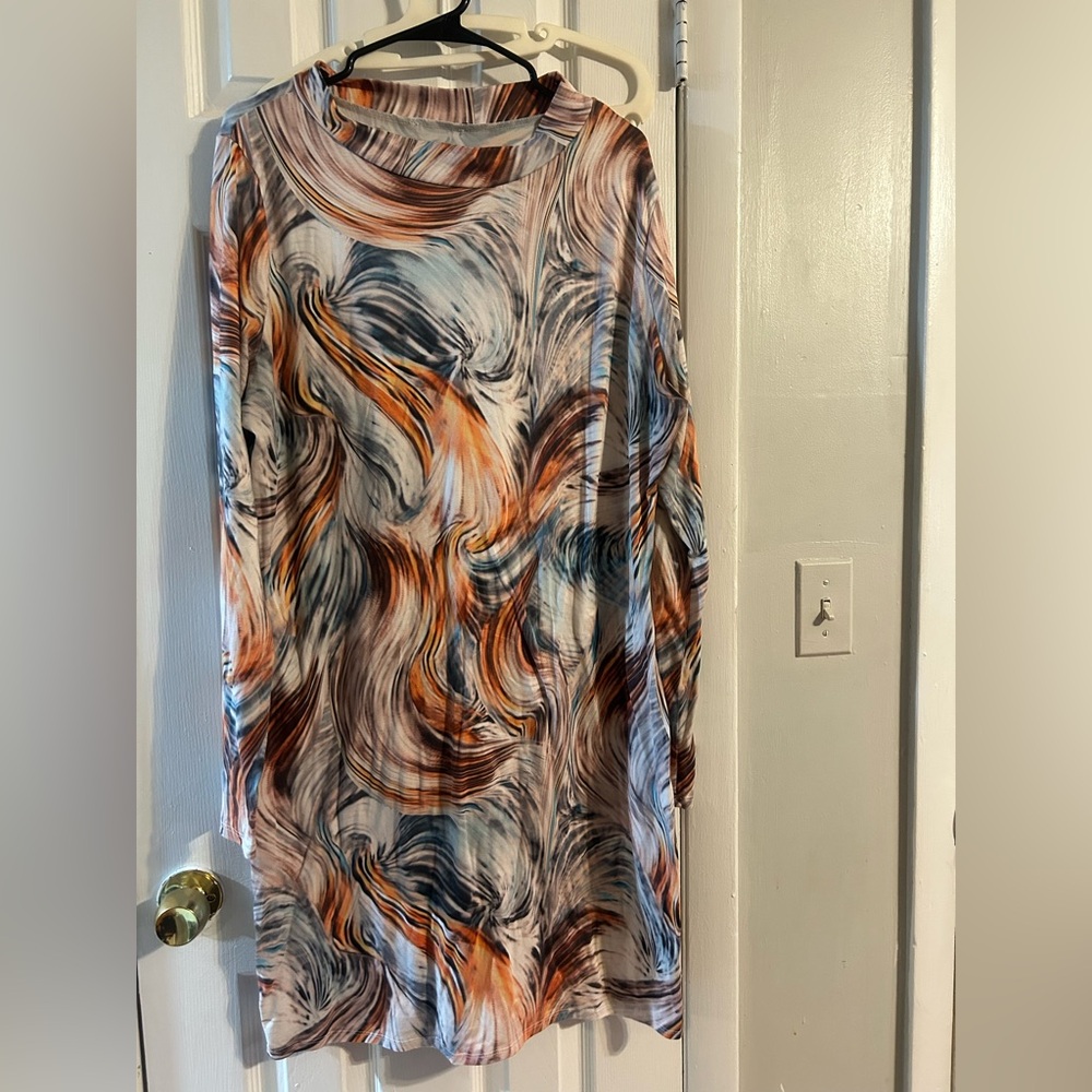 Abstract Print Women's Top